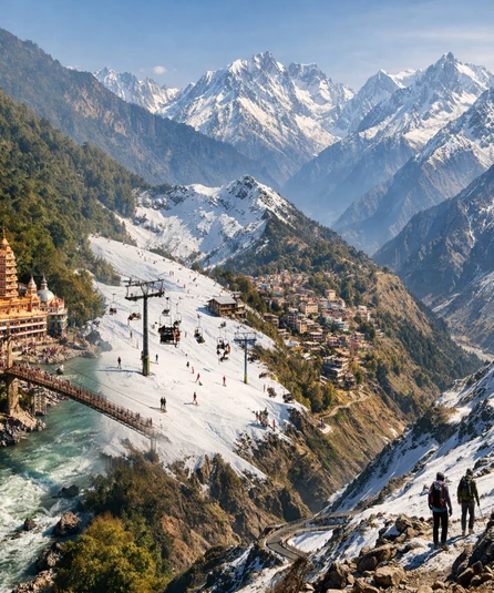 Rishikesh, Joshimath , Auli, Mana Pass